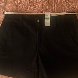 Loft washed twill shorts, 4”
